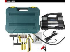 尤利特新款双缸金属车载充气泵轮胎充气泵